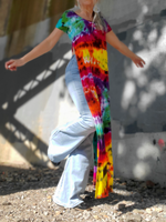 RAINBOW GALAXY High Side Slit Tunic or Dress