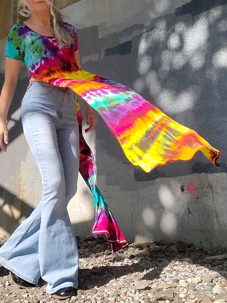 RAINBOW GALAXY High Side Slit Tunic or Dress