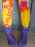 Funky Leggings in Bright Tie Dye