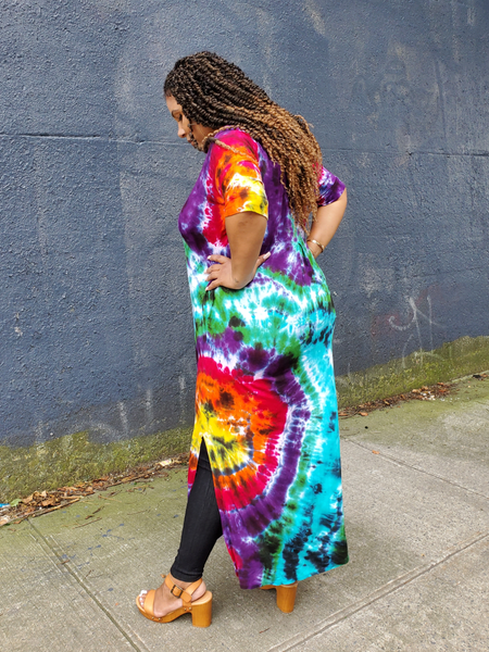 Boho RAINBOW GALAXY Maxi Dress vacationwardrobe