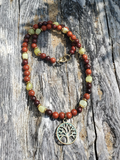 TREE of LIFE Wooden Beads Necklace