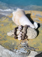 Earthy Island Vacation Shell Necklace or Wrap Bracelet