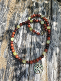 TREE of LIFE Wooden Beads Necklace