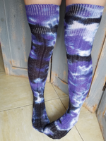 Purple Lovers Thigh High Socks
