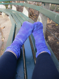 DISTRESSED LAVENDER Hand-Dyed Socks