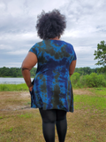 PEACOCK Tunic Top with Pockets