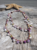 Pretty Pastels Necklace with Pink Opal, Amethyst & Pearls