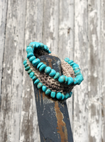 Beaded Crocheted Boho Hemp Bracelet