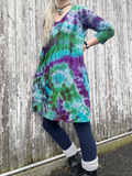 Babydoll Dress with Pockets, NORTHERN LIGHTS Tie Dye