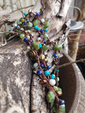 Green & Blue Long Mermaid Necklace