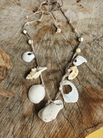 Rustic Shells & Coral Fragment Necklace