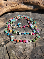 Long Colorful Rainbow Necklace
