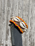 Colorful Chunky Bracelet with Shells & Beads