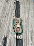 Eclectic Statement Necklace with Adjustable Ties