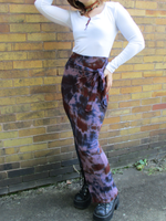 Funky High Slit Maxi Skirt with Wrap Front