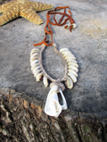 Tribal Inspired Shell Statement Necklaces