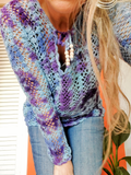 Refashioned Crocheted Pullover