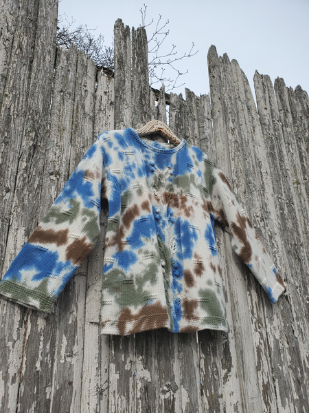 Earthy Tie Dye Benetton Sweater RESERVED for LORI